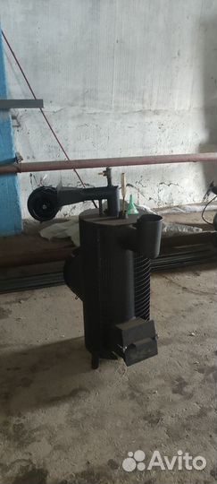 Печь на масле для больших помещений