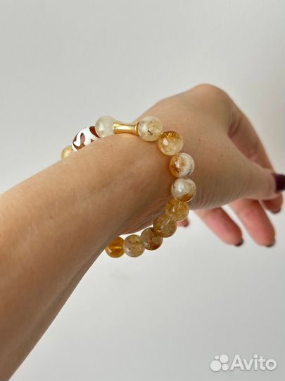 Браслет из цитрина