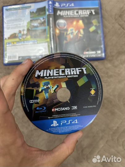 Диск на PS4 PS5 Minecraft edition в идеале