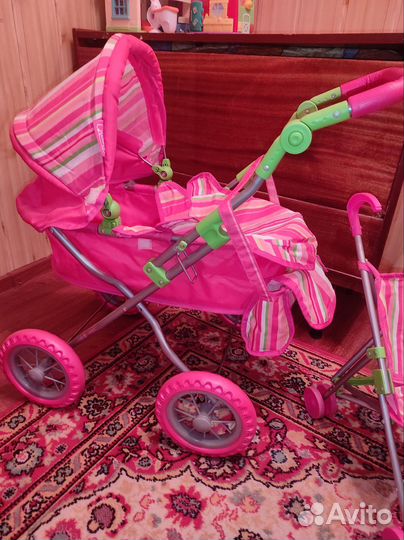 Коляска кукольная 3 в 1