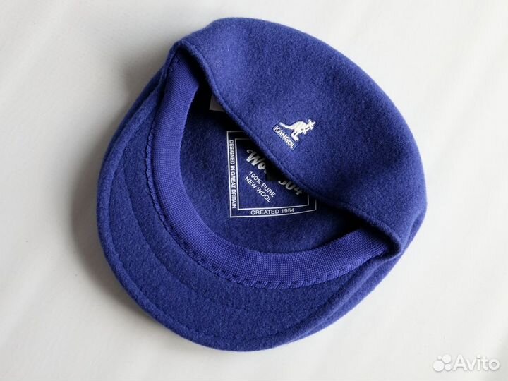 Кепка бесшовная Kangol Wool 504 цвет: Starry Blue