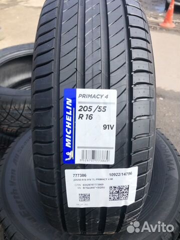 Michelin Primacy 4 205/55 R16 91V