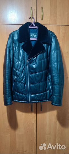 Кожаная куртка мужская
