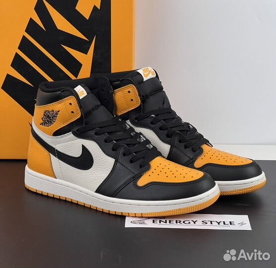 Nike Air Jordan 1 Retro High OG Taxi / Yellow Toe