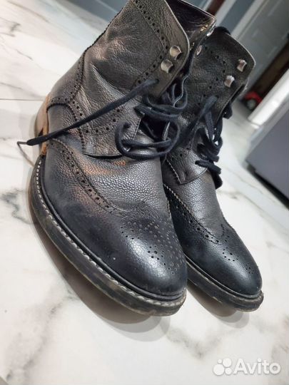 Ботинки зимние натуральная кожа