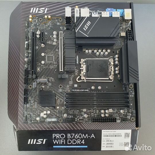 Материнская плата MSI PRO B760M-A wifi DDR4