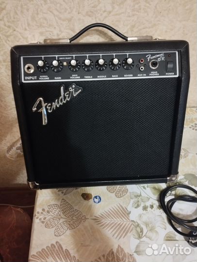 Гитарный комбоусилитель fender, frontman 15втт