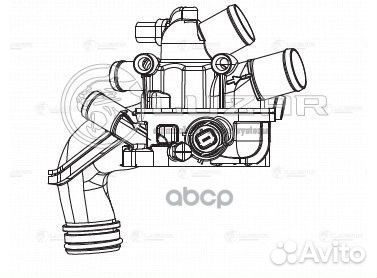 Термостат для а/м PSA 308 (07) /C4 (08) 1.6i mт