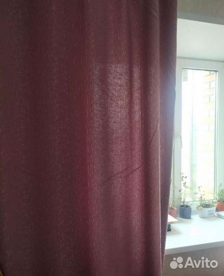 Шторы Рогожка 2 шт. лента