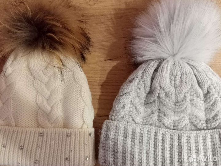 Шапка с помпоном