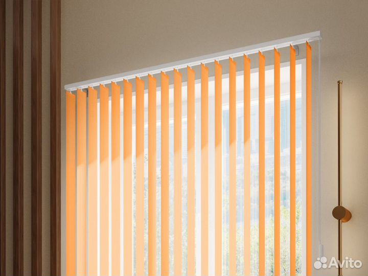 Жалюзи вертикальные Коралловые RAL7085