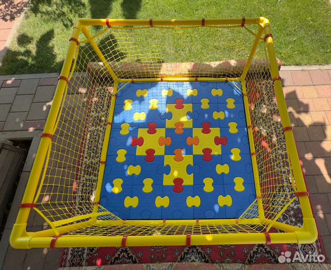 Большой детский манеж Leco-IT Home 125х125 см