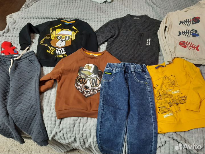 Вещи пакетом на мальчика 110