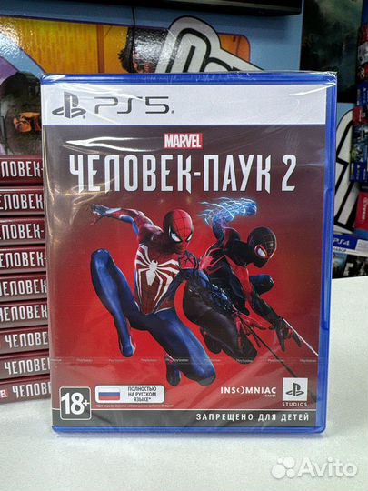 Человек Паук 2 ps5 диск русский (русская обложка)