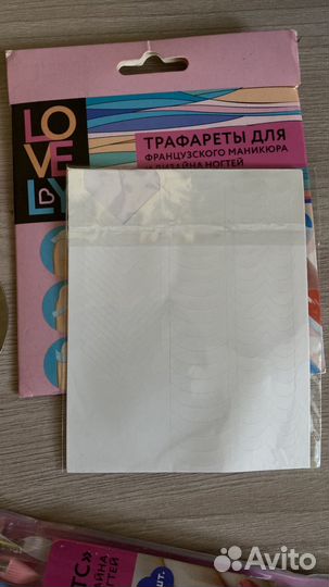 Для маникюра блетски, трафареты, дотс