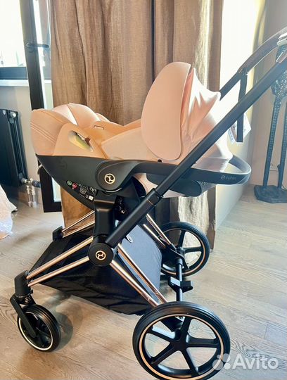 Новая коляска Cybex priam 4 rosegold