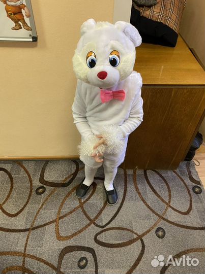 Новогодний костюм зайки 104-110