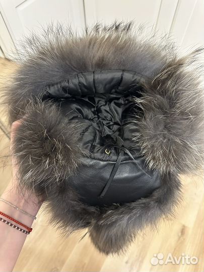 Шапка меховая мужская. Бобр. р56