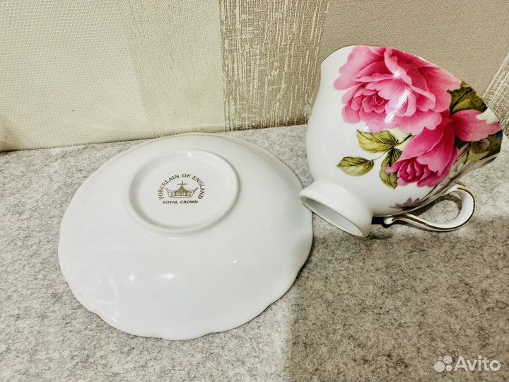Чайный сервиз. Фарфор. Royal Crown