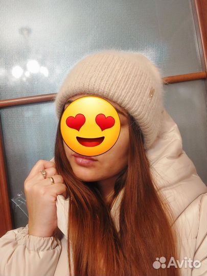 Шапка зимняя женская ангора