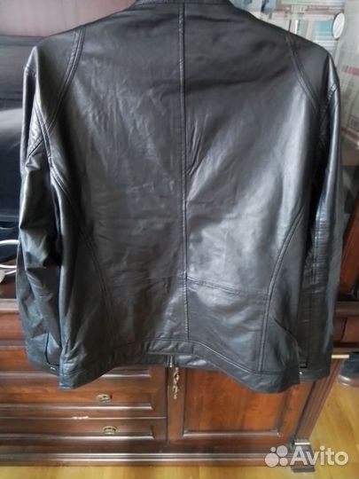 Кожаная куртка мужская 54 56 натур