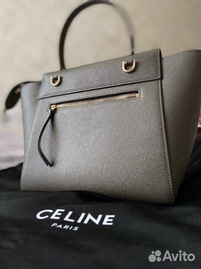 Сумка Селин натуральная кожа Celine belt