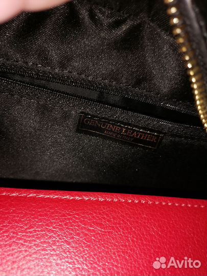 Кожаная сумка саквояж