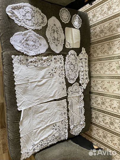 Салфетки с вышивкой ретро