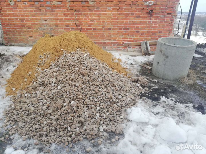 Песок щебень доставка