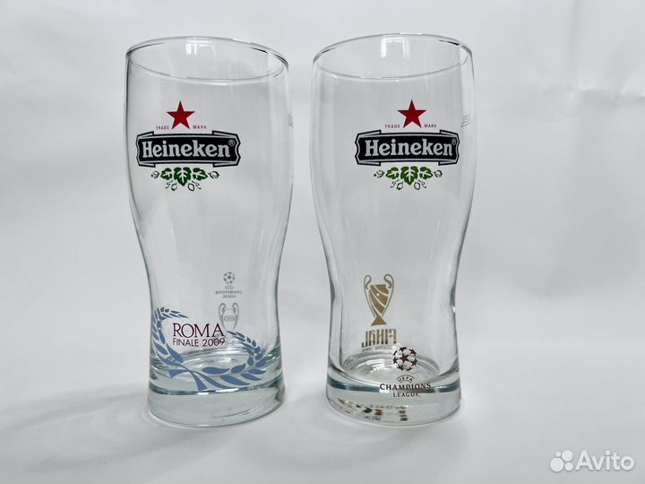 Бокалы для пива Heineken Лига Чемпионов