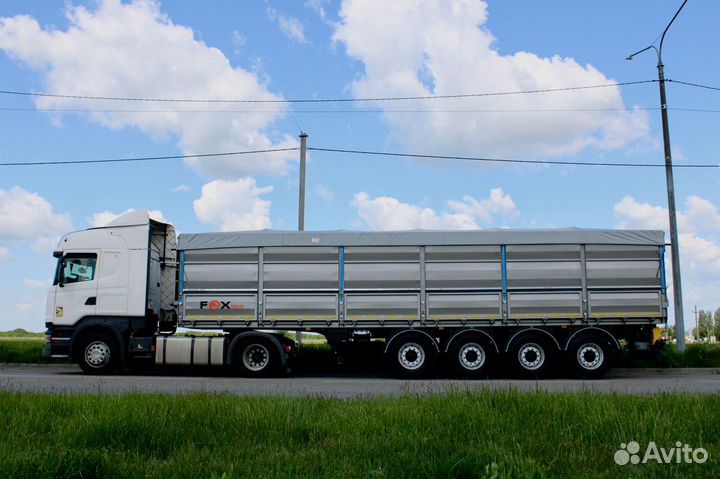 Полуприцеп зерновоз FOX Trailer Зерновоз-бортовой 4 оси, 2023
