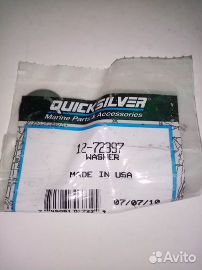 Шайба анода Mercury 12-72397