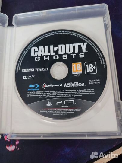 Call of duty ghosts ps3 диск