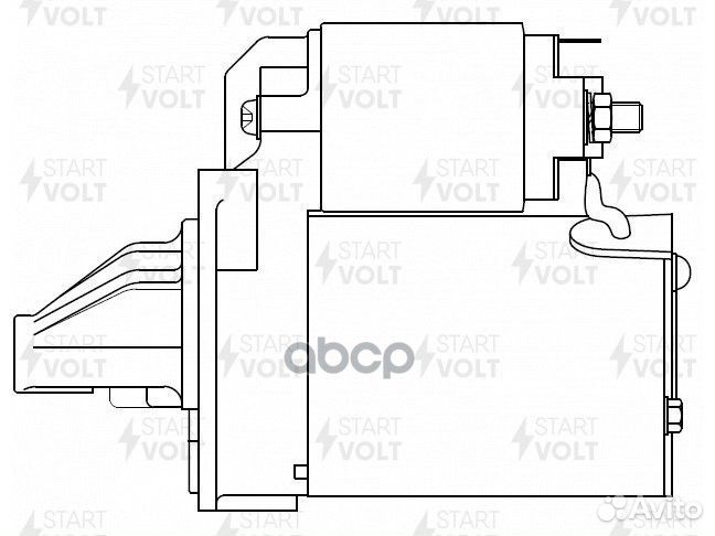 Стартер для а/м KIA Picanto (04) 1.0i/1.1i/1.2