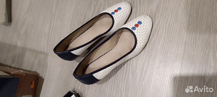Туфли женские кожаные 39 размер