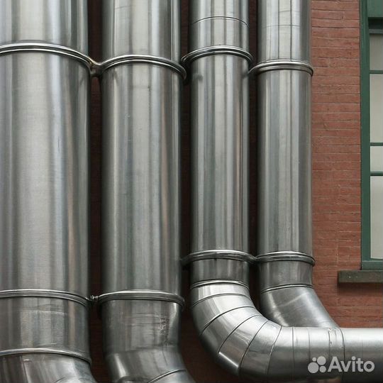 Монтаж промышленных вентиляционных систем