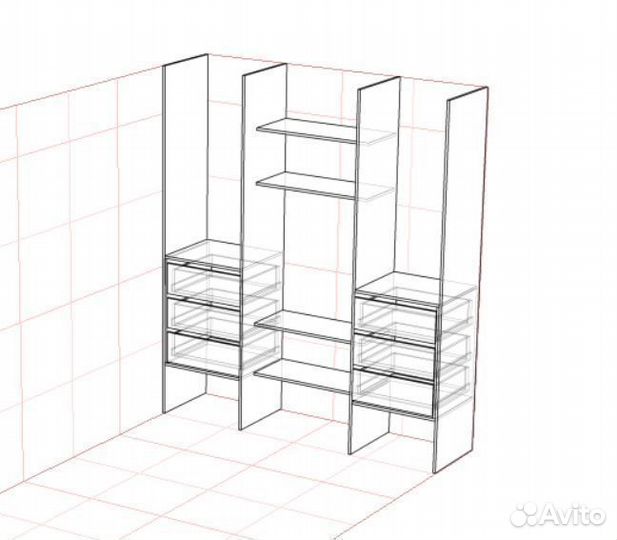 Встроенный шкаф в спальню гардеробные