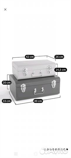 Комплект из двух чемоданов