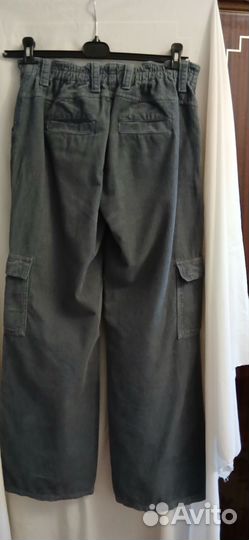 Брюки карго женские 48 вельвет