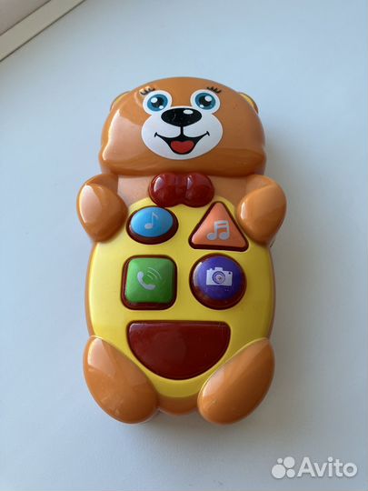 Детское музыкальное пианино MuzicKidz + мишка