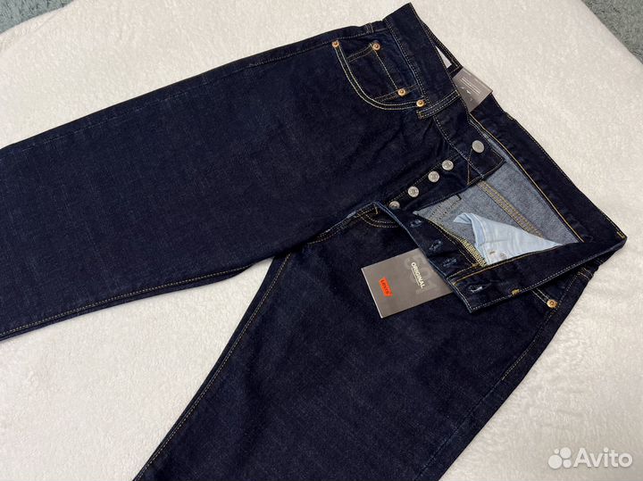 Джинсы Levis 501 прямые селвидж