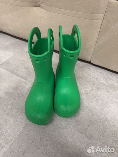 Резиновые сапоги crocs детские