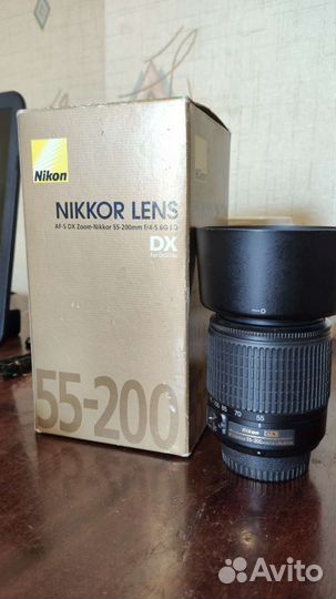 Объектив nikon nikkor 55-200
