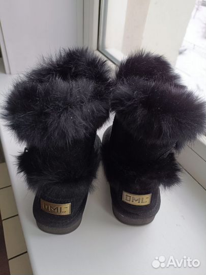 Сапожки -28размер,натурал.мех и натураль.кожа.Зима