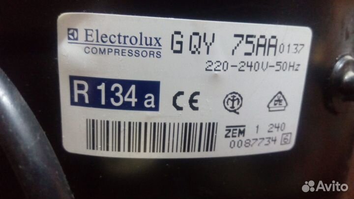 Компрессор холодильника Electrolux R 134 a б/у