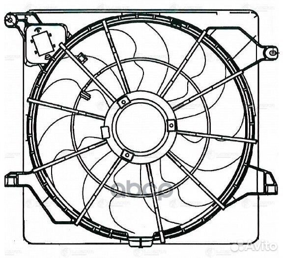 Вентилятор радиатора KIA sorento 14- LFK 0850 L