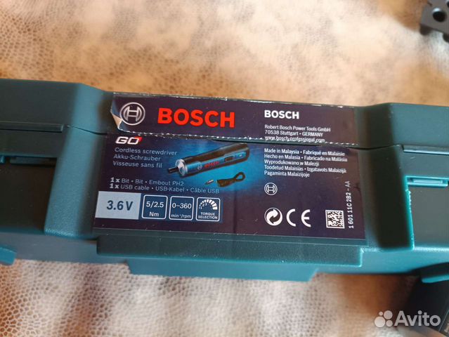 Аккумуляторная отвертка bosch GO