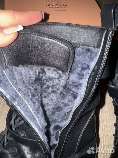 Новые ботинки кожа