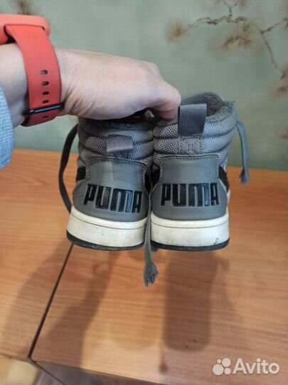 Утепленные кроссовки puma 36