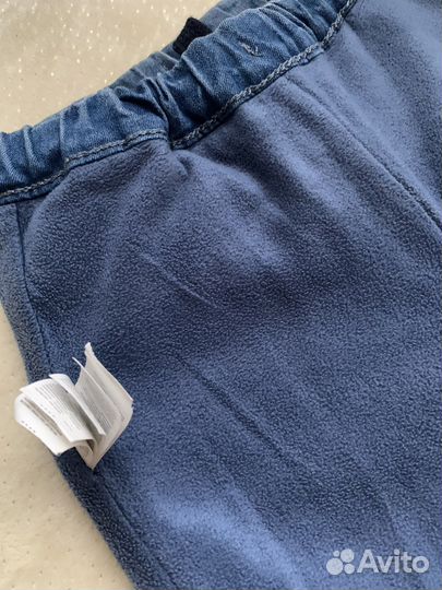 Джинсы утепленные для девочки 74р